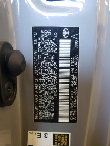 JTKJF5C7XB3018251 - 2011 TOYOTA SCION TC 灰色 照片 12