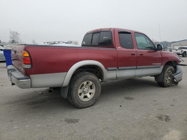 5TBBT4411YS064074 - 2000 TOYOTA TUNDRA ACCESS CAB ბურგუნდია ფოტო 3