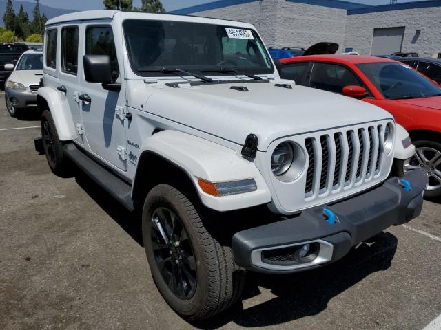 1C4JJXP62NW249778 - 2022 JEEP WRANGLER U SAHARA 4XE WHITE photo 4