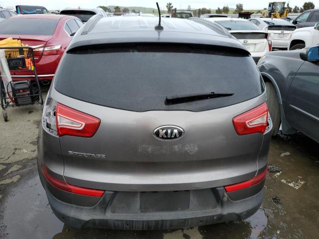 KNDPB3A29D7540499 - 2013 KIA SPORTAGE BASE GRAY photo 6