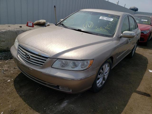 KMHFC46F07A194582 - 2007 HYUNDAI AZERA SE GOLD photo 2