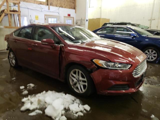 3FA6P0H73ER202707 - 2014 FORD FUSION SE RED photo 4