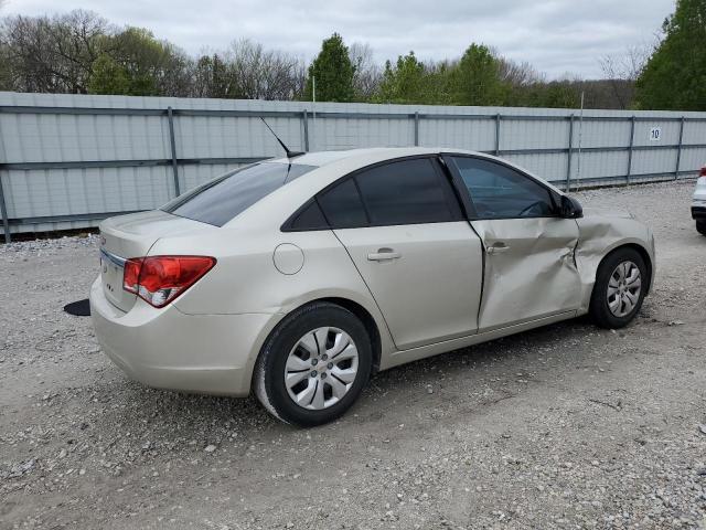 1G1PA5SH2D7229684 - 2013 CHEVROLET CRUZE LS GOLD photo 3