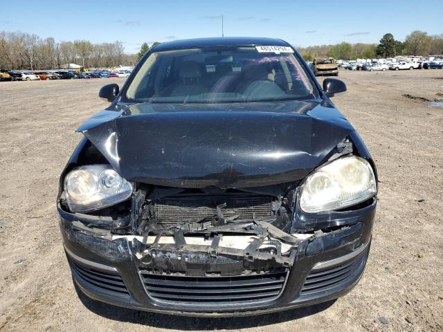 3VWEF71K47M192346 - 2007 VOLKSWAGEN JETTA WOLFSBURG შავი ფოტო 5