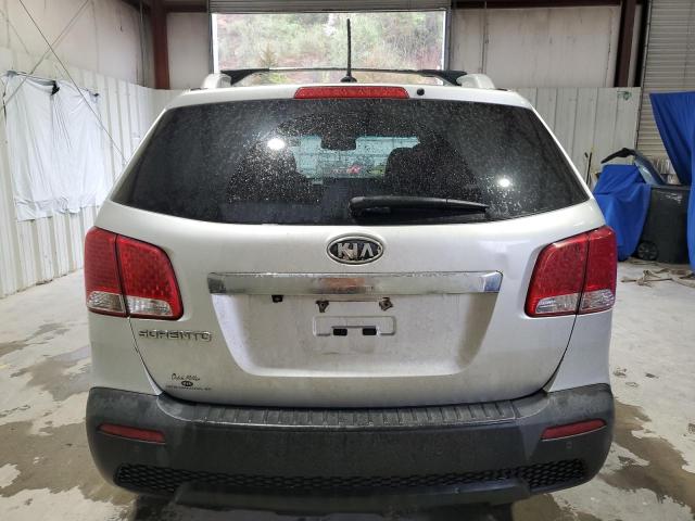 5XYKT4A19BG164133 - 2011 KIA SORENTO BASE SILVER photo 6