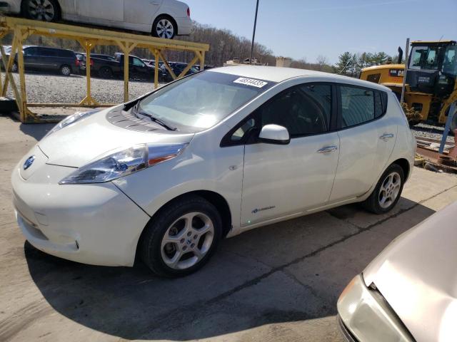 JN1AZ0CPXCT020300 - 2012 NISSAN LEAF SV WHITE photo 1