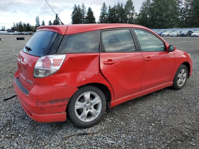 2T1KR30E16C583320 - 2006 TOYOTA COROLLA MA XR RED photo 3