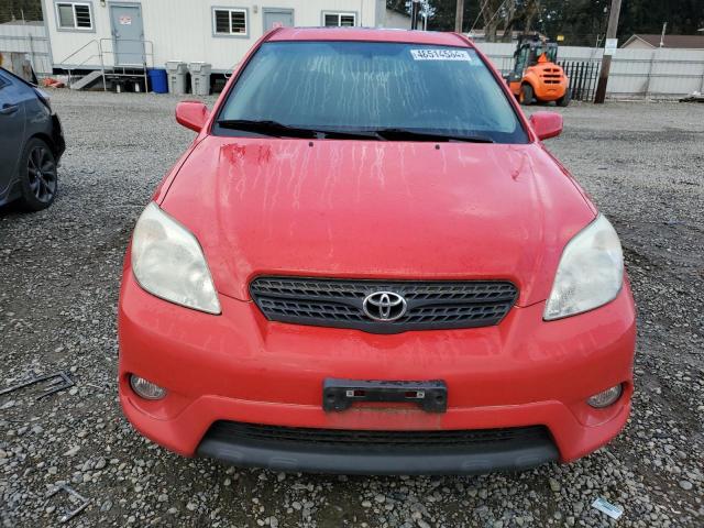 2T1KR30E16C583320 - 2006 TOYOTA COROLLA MA XR RED photo 5