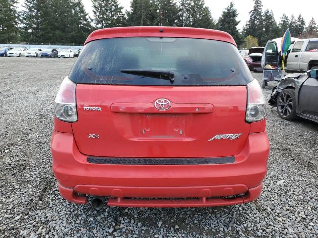 2T1KR30E16C583320 - 2006 TOYOTA COROLLA MA XR RED photo 6