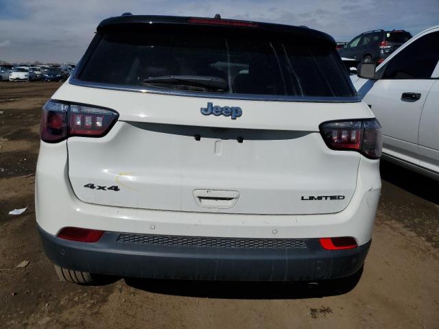 3C4NJDCB1MT599846 - 2021 JEEP COMPASS LIMITED WHITE photo 6