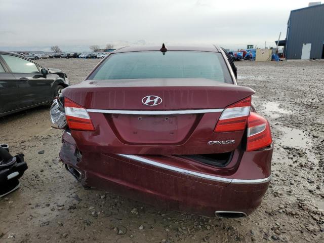 KMHGC4DD8CU152529 - 2012 HYUNDAI GENESIS 3.8L MAROON photo 6