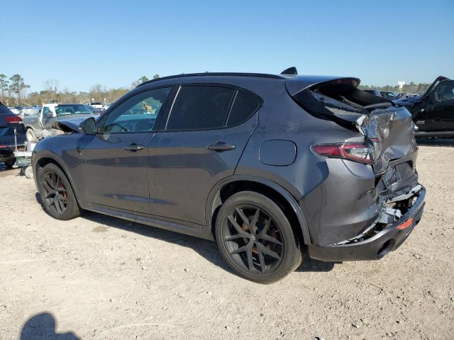 ZASPAKBN4M7D18255 - 2021 ALFA ROMEO STELVIO TI GRAY photo 2