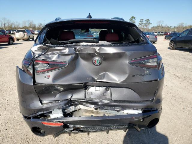 ZASPAKBN4M7D18255 - 2021 ALFA ROMEO STELVIO TI GRAY photo 6