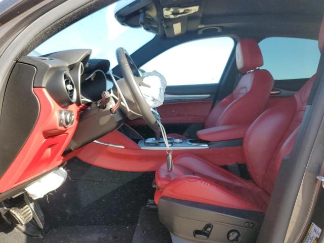 ZASPAKBN4M7D18255 - 2021 ALFA ROMEO STELVIO TI GRAY photo 7