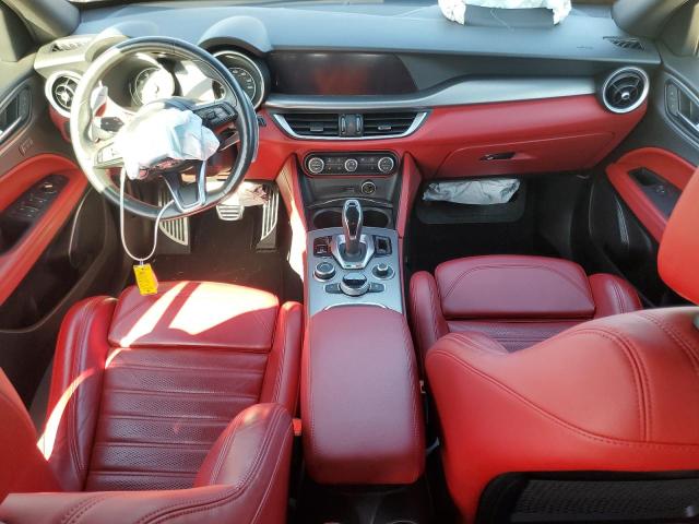 ZASPAKBN4M7D18255 - 2021 ALFA ROMEO STELVIO TI GRAY photo 8