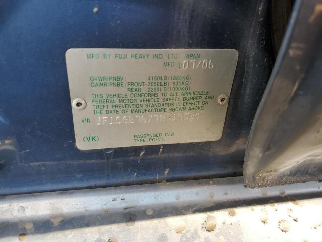 JF1SG676X7H719534 - 2007 SUBARU FORESTER 2.5X LL BEAN BLUE photo 14