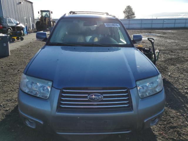 JF1SG676X7H719534 - 2007 SUBARU FORESTER 2.5X LL BEAN BLUE photo 5