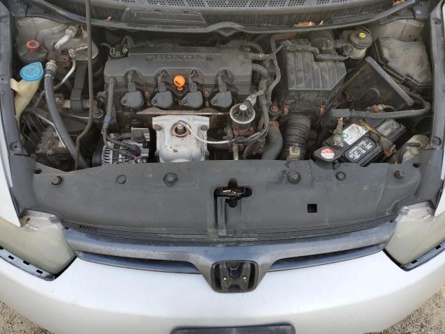 2HGFG12698H524057 - 2008 HONDA CIVIC LX SILVER photo 11