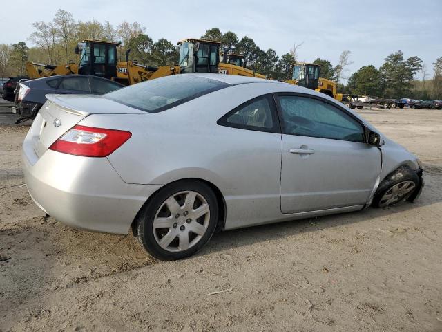 2HGFG12698H524057 - 2008 HONDA CIVIC LX SILVER photo 3