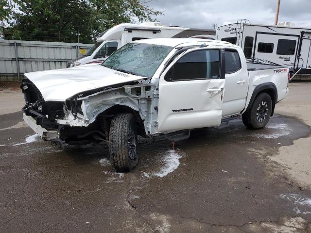 3TMCZ5AN3MM386412 - 2021 TOYOTA TACOMA DOUBLE CAB WHITE photo 1