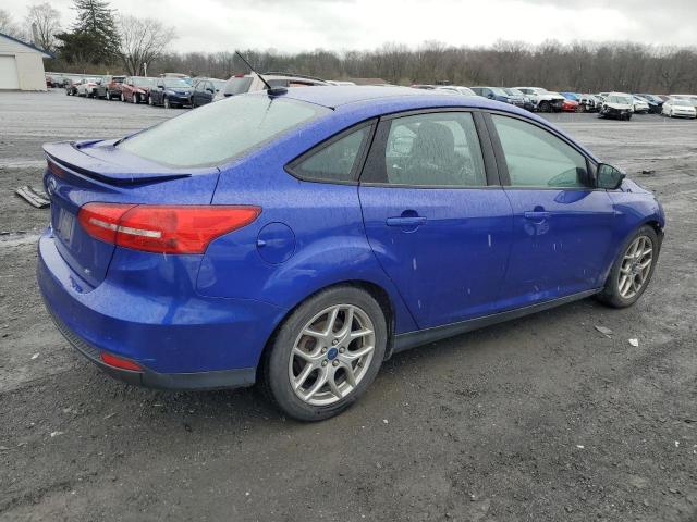 1FADP3F29FL360422 - 2015 FORD FOCUS SE BLUE photo 3