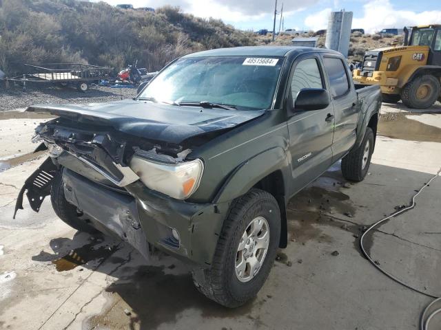 3TMLU4EN6CM083514 - 2012 TOYOTA TACOMA DOUBLE CAB GREEN photo 1