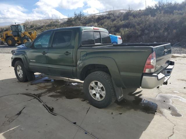 3TMLU4EN6CM083514 - 2012 TOYOTA TACOMA DOUBLE CAB GREEN photo 2