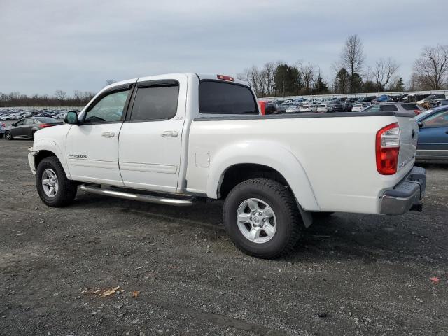 5TBDT44126S536711 - 2006 TOYOTA TUNDRA DOUBLE CAB SR5 WHITE photo 2