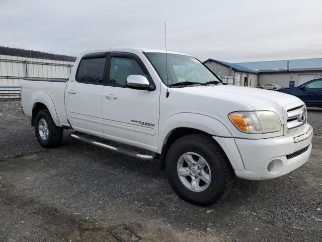 5TBDT44126S536711 - 2006 TOYOTA TUNDRA DOUBLE CAB SR5 WHITE photo 4