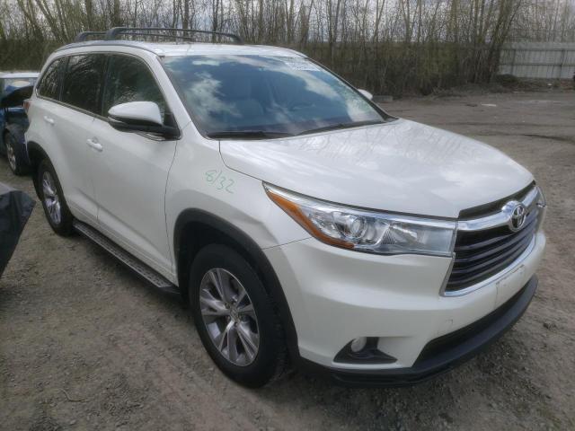 5TDJKRFH7FS222606 - 2015 TOYOTA HIGHLANDER XLE WHITE photo 4