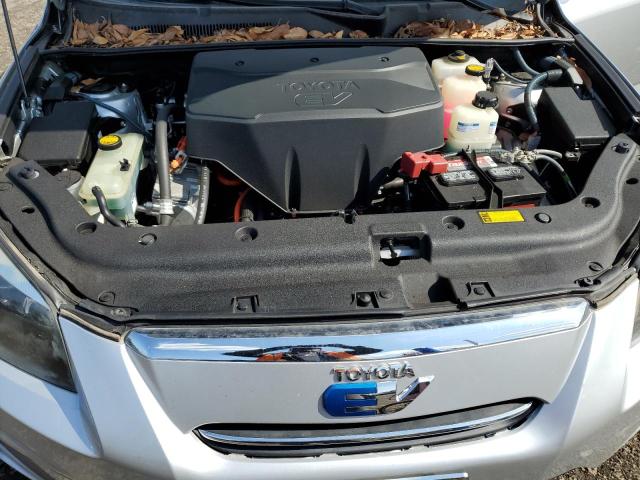 2T3YL4DV6EW002345 - 2014 TOYOTA RAV4 EV SILVER photo 12