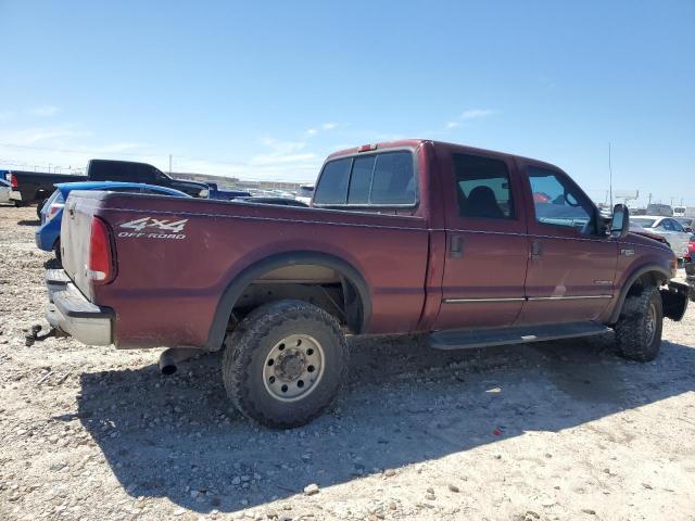 1FTNW21F0YEC58374 - 2000 FORD F250 SUPER DUTY MAROON photo 3