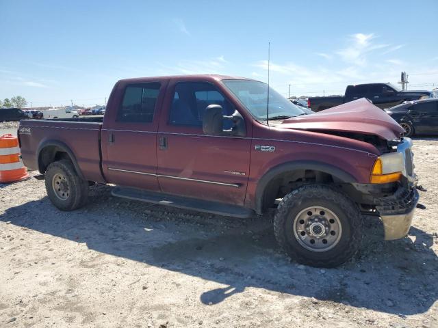 1FTNW21F0YEC58374 - 2000 FORD F250 SUPER DUTY MAROON photo 4