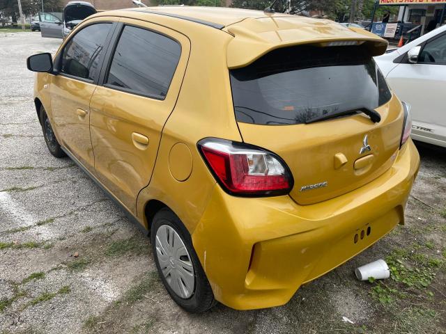 ML32AUHJ8MH001367 - 2021 MITSUBISHI MIRAGE ES YELLOW photo 3