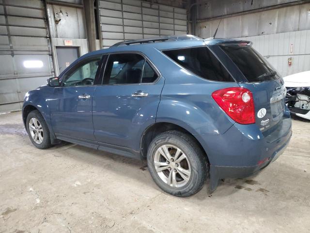 2GNFLGEK0C6210718 - 2012 CHEVROLET EQUINOX LTZ BLUE photo 2