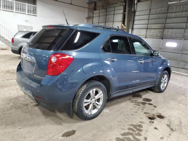 2GNFLGEK0C6210718 - 2012 CHEVROLET EQUINOX LTZ BLUE photo 3