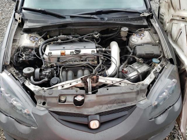 JH4DC54832C011757 - 2002 ACURA RSX GRAY photo 11