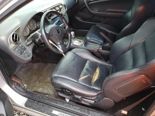 JH4DC54832C011757 - 2002 ACURA RSX GRAY photo 7