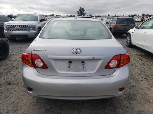 1NXBU4EE9AZ301560 - 2010 TOYOTA COROLLA BASE SILVER photo 6