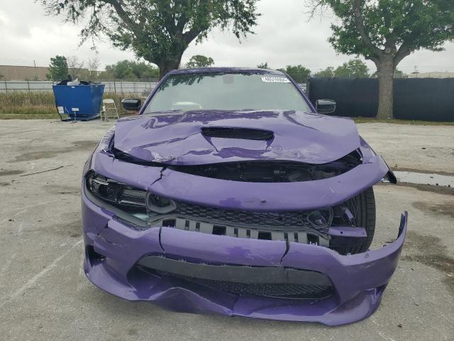 2C3CDXGJ4PH631160 - 2023 DODGE CHARGER SCAT PACK PURPLE photo 5