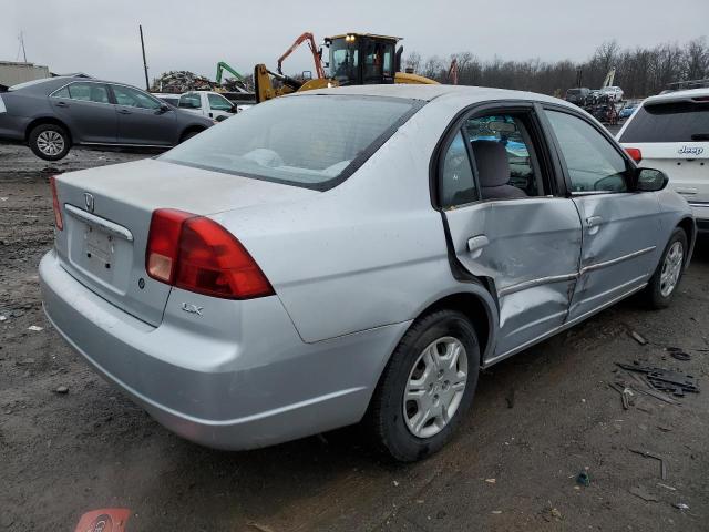 2HGES16682H561886 - 2002 HONDA CIVIC LX SILVER photo 3