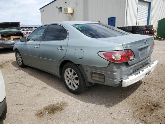 JTHBA30G945043988 - 2004 LEXUS ES 330 TURQUOISE photo 2