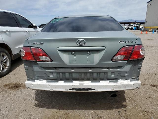 JTHBA30G945043988 - 2004 LEXUS ES 330 TURQUOISE photo 6