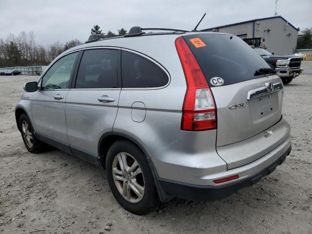 JHLRE4H77BC012958 - 2011 HONDA CR-V EXL SILVER photo 2