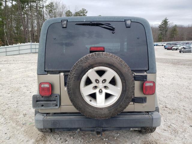 1J4FA49S83P320840 - 2003 JEEP WRANGLER / SPORT TAN photo 6