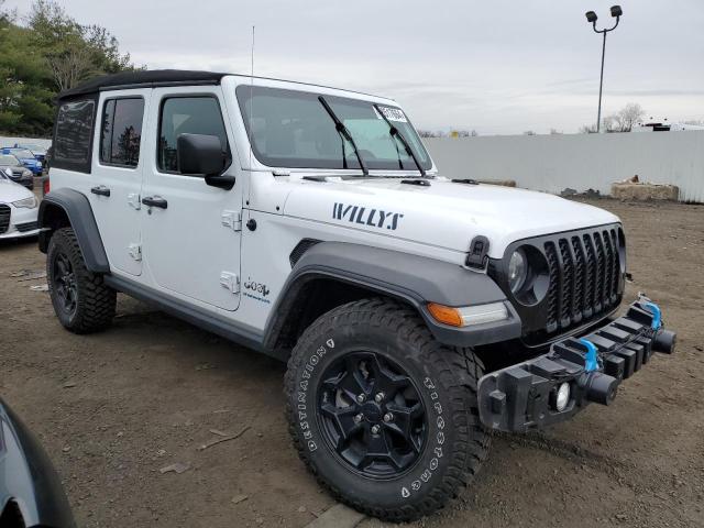 1C4JJXN68PW592035 - 2023 JEEP WRANGLER 4XE WHITE photo 4