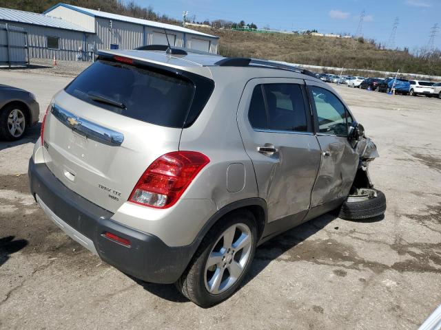 3GNCJRSB2GL254908 - 2016 CHEVROLET TRAX LTZ BEIGE photo 3