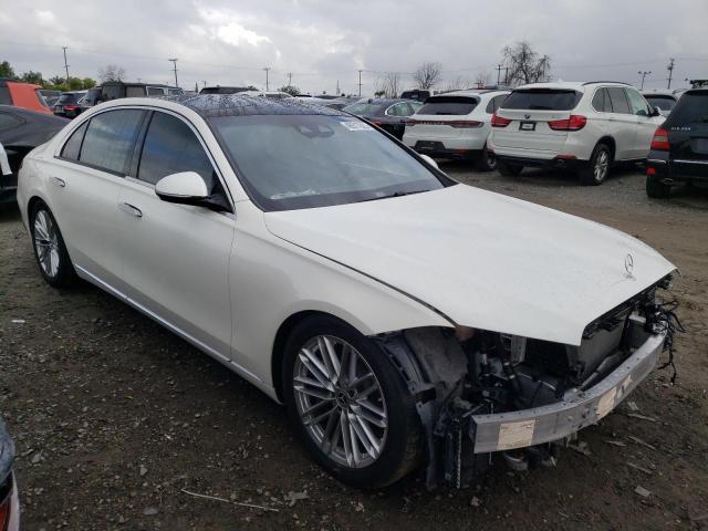 W1K6G7GB9MA024664 - 2021 MERCEDES-BENZ S 580 4MATIC WHITE photo 4