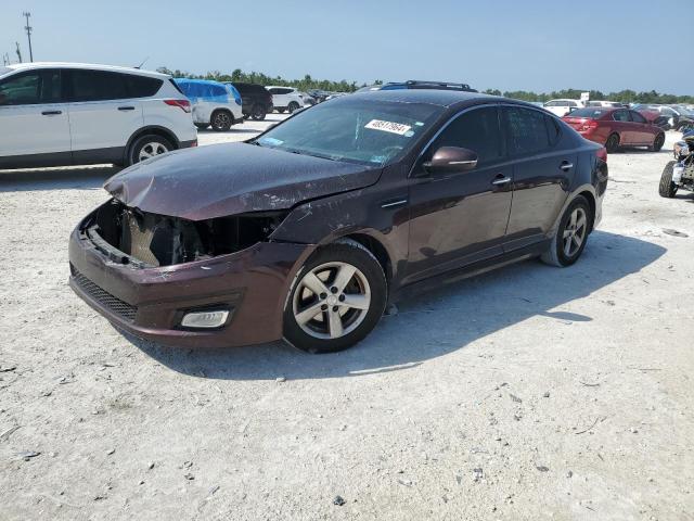 5XXGM4A79EG294798 - 2014 KIA OPTIMA LX BURGUNDY photo 1