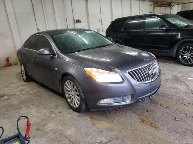 W04GW5EV1B1055742 - 2011 BUICK REGAL CXL GRAY photo 4